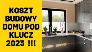 Ile kosztowała budowa domu parterowego 94m2  Koszt budowy domu pod klucz 2023 [upl. by Ries]