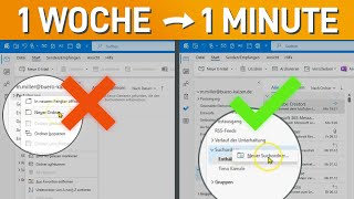 🔥 Outlook Ordnerstruktur Extreme Zeitersparnis dank Automatisierung [upl. by Glendon]