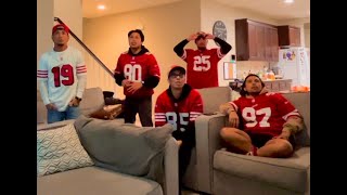 Reaction of 49ers Fans to Divisional Playoffs 49ers vs Packers Jan 20 2024 [upl. by Nodnalb]