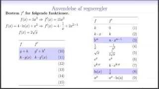 Differentialregning L8  Differentialkvotient af konstant gange funktion [upl. by Ekyt]