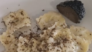 come cucinare i ravioli al tartufo con una grattugiata di tartufo nero finale [upl. by Viking373]