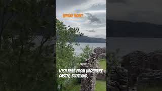 Loch Ness from Urquhart Castle Scotland [upl. by Nisa492]