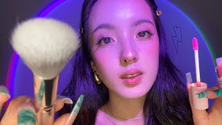 ASMR  Getting You Ready for Prom 👑 WLW asmr makeup roleplay comforting you [upl. by Ymij]