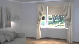 Personalise Your Bay Window Treatments  Curtains Blinds amp Pelmets Combinations [upl. by Letreece]