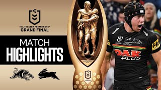 Panthers v Rabbitohs Match Highlights  Grand Final 2021  Telstra Premiership  NRL [upl. by Hamil]