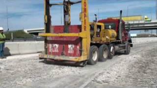 Stomper Demolition Co Inc GUILLOTINE Pavement Breaker [upl. by Lowndes]