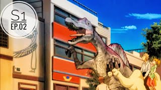 Dinosaur Kinghindi Ep2  Season 1 Battle at the Pyramids Spinosaurus [upl. by Herra]