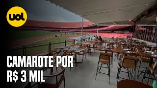 RESTAURANTES FUNCIONAM COMO CAMAROTE EM JOGOS DO SÃO PAULO INGRESSO CHEGA A R 3 MIL [upl. by Ahpla]