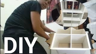 Double Kallax  DIY  Tagalog Tutorial  Buhay OFw [upl. by Kcirdlek615]