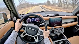 2023 Land Rover Defender 130 First Edition  POV Review [upl. by Nosneb]