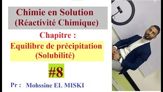 Chimie en solution  Équilibre De précipitation solubilité EX7 [upl. by Aikemehs221]