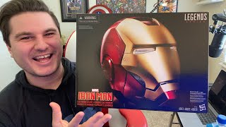 Iron Man Real Electronic Helmet Marvel Legends Unboxing [upl. by Erny]