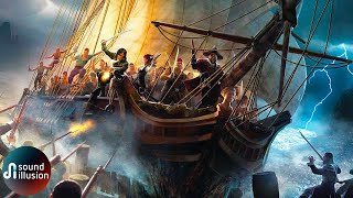 Pirate Ship Battle  RPG Ambience  DampD Naval War Artillery [upl. by Daigle]