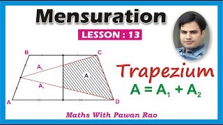 Trapezium in Mensuration Hindi amp English  Problems amp Solutions for SSC CDS KVS [upl. by Sawyer470]