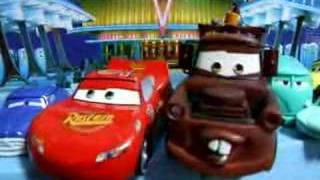 マックイーンとメーターのスロットカーSLOTCAR Pixar Disney CARS [upl. by Martel]