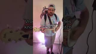 Vroom Vroom  Charli XCX Backpack Drum Cover charlixcx banjo onemanband [upl. by Lello]