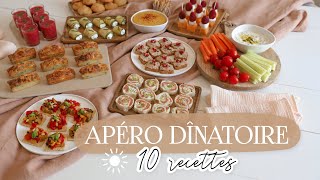 APERO DINATOIRE pour lété  10 recettes simples et délicieuses [upl. by Mcnully380]