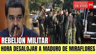 REBELION MILITAR CONTRA NICOLAS MADURO 🚨LLEGO LA HORA DE DESALOJARLO  MARIA CORINA SE PRENDIO ESTO [upl. by Zeena144]