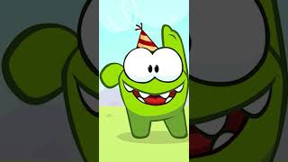 Om Nom smiles and giggles it’s his Birthday 🎉shorts youtubeshorts happybirthday omnomcartoon [upl. by Uliram551]