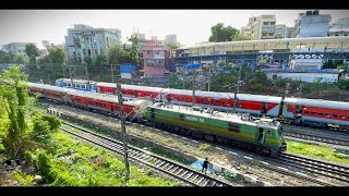 WCAM2 Honking and WAG9 Acceleration in One Video at Ghatkopar [upl. by Elisabeth]