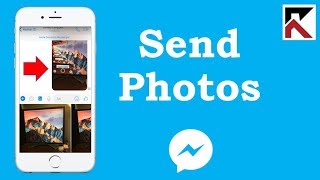 How To Send A Photo In Facebook Messenger iPhone [upl. by Kcarb]