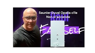 Scaldabagno a Gas Metano Saunier Duval Opalia C11e non si accende vediamo il perchè [upl. by Strader]