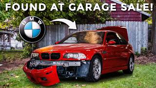 We Bought a CRAZY RARE E46 BMW M3 at a Garage Sale [upl. by Anikahs]