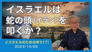 イスラエルは蛇の頭（イラン）を叩くか？【イスラエルのための祈り7】20231026 [upl. by Ellah]