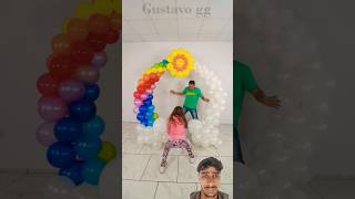 birthday decoration ideas at home  Balloon decoration ideas shorts [upl. by Neimad]