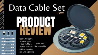 Data Cable Set 60w Product Review  MHS Store UAE  Best amp Trending Products Reviews [upl. by Corabelle]