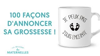 100 façons dannoncer sa grossesse [upl. by Mathur]