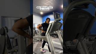 GRWM for the Gym 12330 Treadmill Workout gymhumor naturalhair [upl. by Ahsienak]