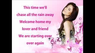 Toni Gonzaga  Starting Over Again Lyrics HD [upl. by Nomaj]