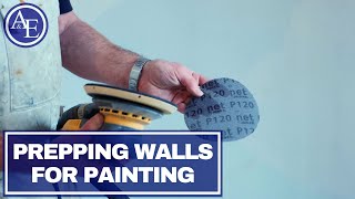 PREPARING WALLS FOR PAINTING  Build with AampE [upl. by Leirda203]