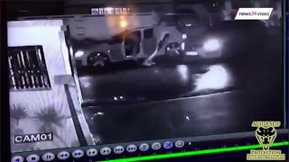 Carjacking Victim Uses His Car to Defend Himself [upl. by Eihtak175]