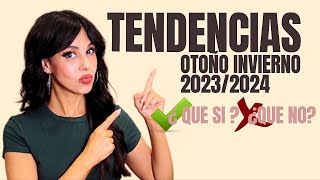 MODA ¿que se va a llevar TENDENCIAS otoño invierno 2023  2024 [upl. by Ecissej935]