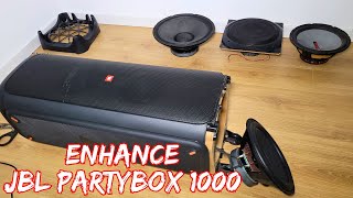 Enhance JBL Partybox 1000 SUBWOOFER [upl. by Kerk]