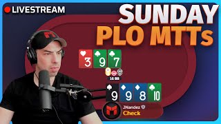 High Stakes PLO on CoinPoker [upl. by Ardnuaet]