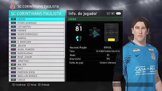 PES 2018  CORINTHIANS  Cópias de base  base copy [upl. by Jemine]