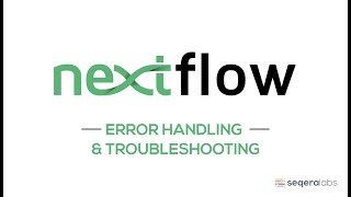 Error Handling and Troubleshooting  Nextflow Workshop 2022 [upl. by Leler]