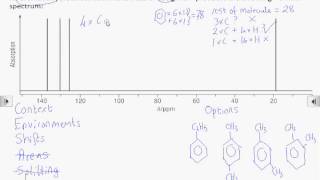 How2 Interpret a carbon13 NMR spectrum [upl. by Eiba184]