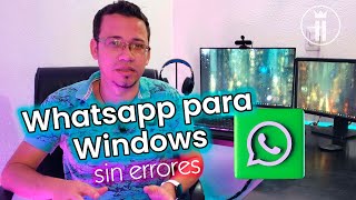 🔴 WhatsApp Desktop para Microsoft  Solucionado [upl. by Oruntha]