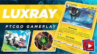 Luxray the Forgotten Rapid Strike Deck   PTCGO Battle Styles [upl. by Ecnerat]