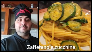 Pasta Zucchine e ZafferanoPiatto Vegetariano [upl. by Reniti205]