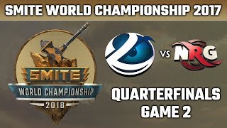 SMITE World Championship 2018 Quarterfinals  Luminosity vs NRG Esports Game 2 [upl. by Aennaej838]