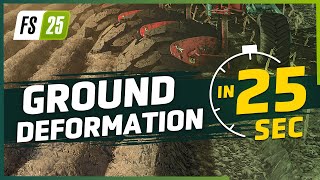 🚜 Ground Deformation in 25 Seconds  Farming Simulator 25 [upl. by Hinkel]