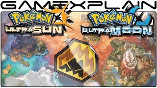 Pokémon Ultra Sun amp Ultra Moon  All Totem Sticker Locations Guide amp Walkthrough [upl. by Pontius999]