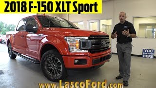 2018 Ford F150 XLT Sport  Exterior amp Interior Walkaround [upl. by Anaes]