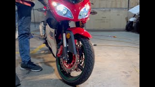 How to Change the Light bulbs on the Venom x22R 250cc  Venom Motorsports [upl. by Wesa]