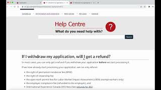 How to cancel or withdraw an IRCC application  Online  Step by Step [upl. by Akirdnuhs]